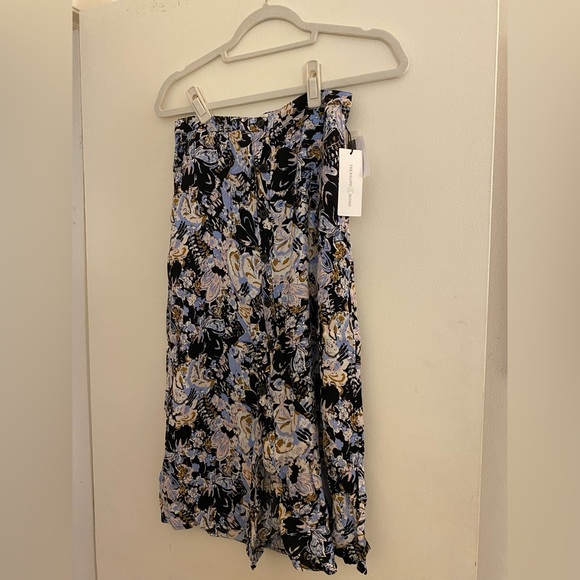 Treasure & Bond Black Pink Future Toile Midi Skirt NWT Size S - Picture 3 of 4